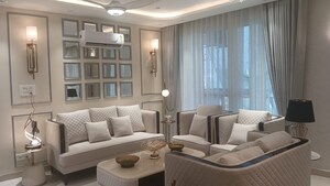 Living Room in 4 BHK Apartment at Maya Green Lotus Utsav, International Airport Road – for Sale