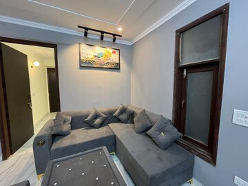 Living Room in 3 BHK Builder Floor at Freedom Fighters Enclave – for Rent