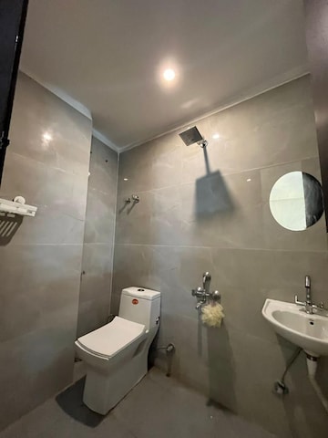 Bathroom in 3 BHK Builder Floor at Freedom Fighters Enclave – for Rent