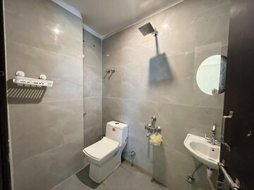 Bathroom in 3 BHK Builder Floor at Freedom Fighters Enclave – for Rent