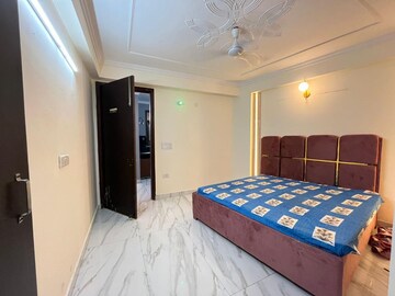 Bedroom in 3 BHK Builder Floor at Freedom Fighters Enclave – for Rent