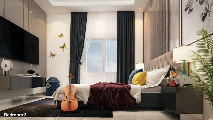 Bedroom, radiance-solitaire 2.5 Bedroom 1344 Sq.Ft. Apartment In Madhavaram Chennai 8663310