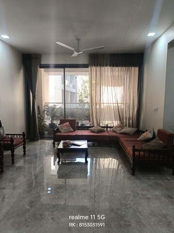 Living Room in 3 BHK Apartment at C G Road – for Rent