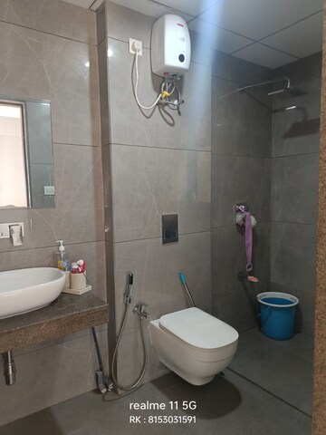 Bathroom in 3 BHK Apartment at C G Road – for Rent