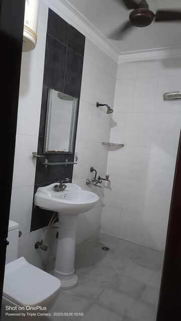 Bathroom in 3 BHK Builder Floor at Ashoka Enclave – for Rent