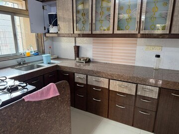 Kitchen in 3 BHK Apartment at Acme Ozone, Manpada – for Rent