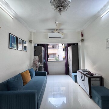 Living Room in 1 BHK Apartment at Vasai West – for Sale