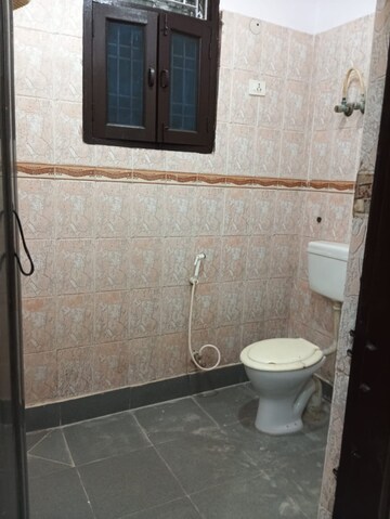 Bathroom in 3 BHK Builder Floor at Mahavir Enclave 1 – for Rent