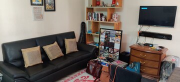 Living Room in 1 BHK Apartment at Belha Court, Colaba – for Rent