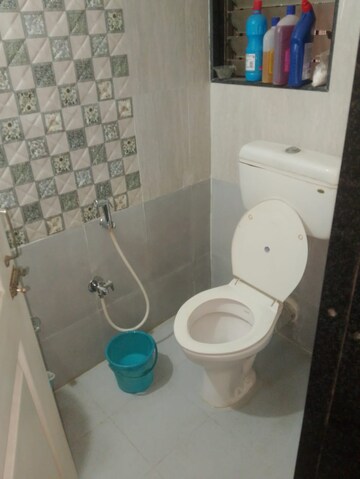 Bathroom in 2 BHK Apartment at Happy Valley, Manpada – for Rent
