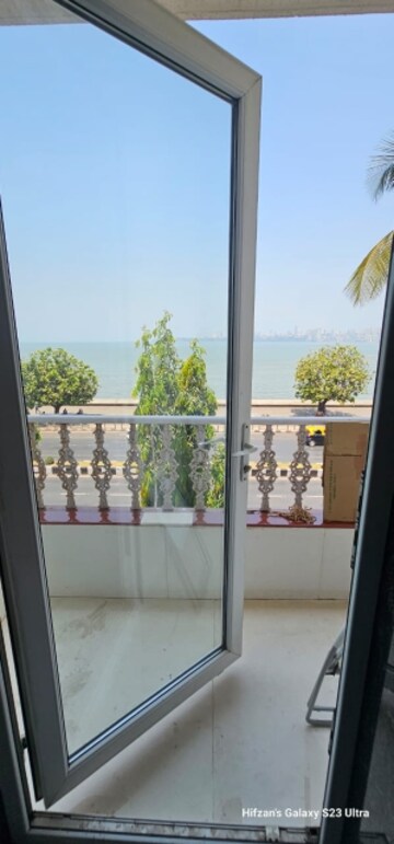 Balcony in 3 BHK Apartment at Marine Drive – for Rent