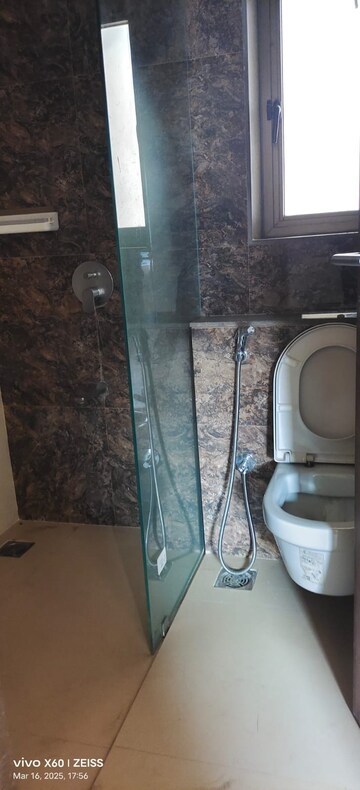 Bathroom in 2 BHK Apartment at Cosmos Hills, Pokhran Road No One – for Rent