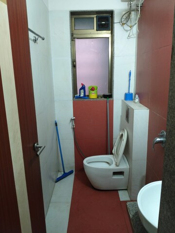 Bathroom in 3 BHK Apartment at Concret Sai Saakshaat, Kharghar – for Rent