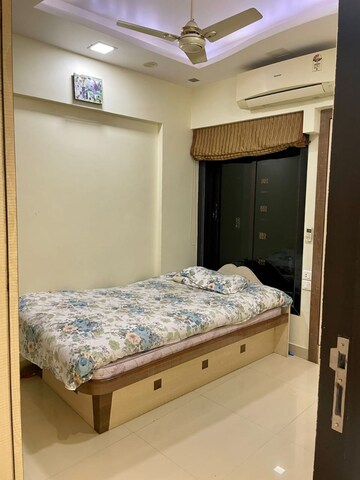 Bedroom in 2.5 BHK Apartment at Kanakia Spaces Niharika, Manpada – for Rent