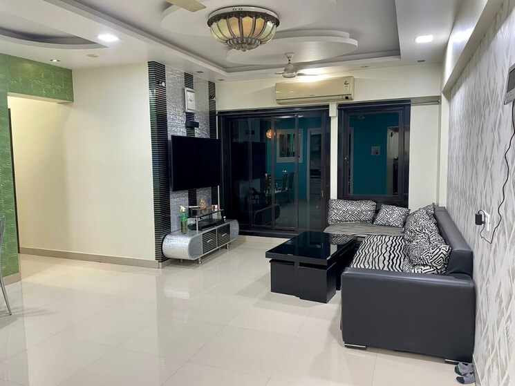 Living Room, kanakia-spaces-niharika 2.5 Bedroom 1180 Sq.Ft. Apartment In Manpada Thane 8663823