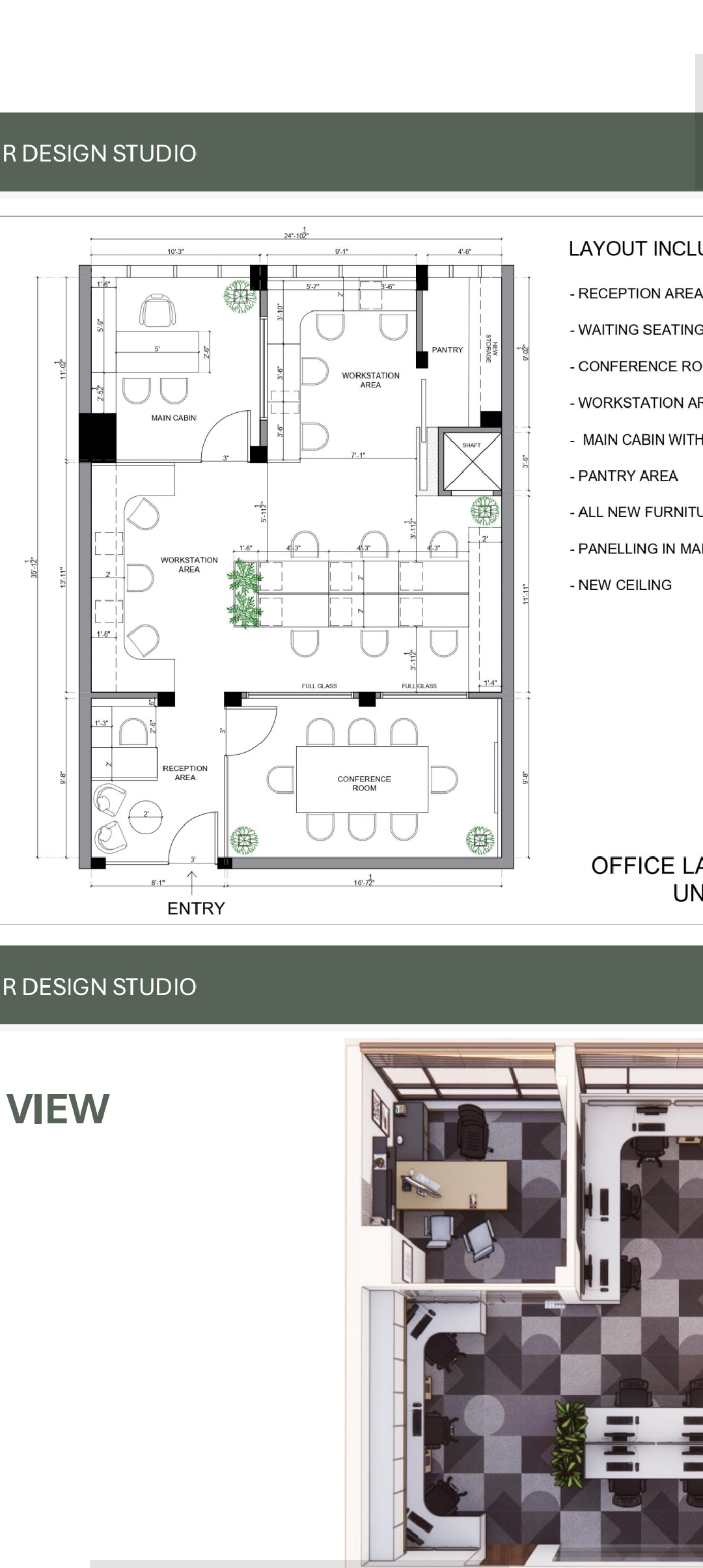 Office Space For Rent in Baani Address One