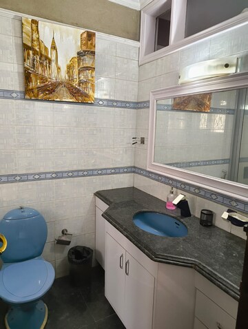 Attached Bathroom in 4 BHK Apartment at Geetanjali Enclave – for Rent