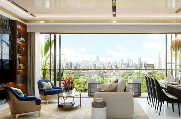 Living Room, piramal-aranya-arav 3 Bedroom 1080 Sq.Ft. Apartment In Byculla Mumbai 8663938