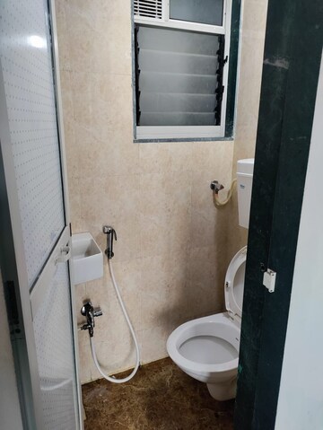 Bathroom in 1 BHK Apartment at Marathon Neo Hills, Tembhipada – for Rent