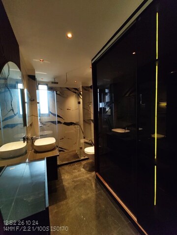 Bathroom in 3 BHK Builder Floor at Ansal Jade Villa, Palam Vihar – for Rent