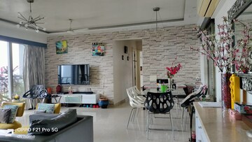 Living Room in 2.5 BHK Apartment at Adhiraj Gardens, Kharghar – for Rent