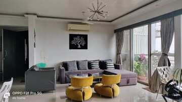 Living Room in 2.5 BHK Apartment at Adhiraj Gardens, Kharghar – for Rent