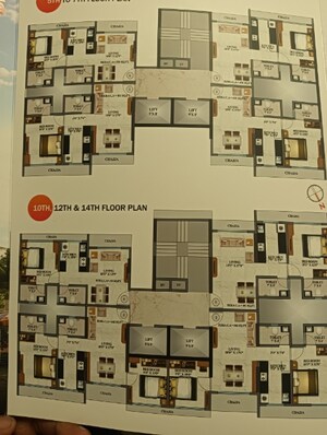 Floor Plan in 2 BHK Apartment at Hum Durga, Dahisar East – for Sale