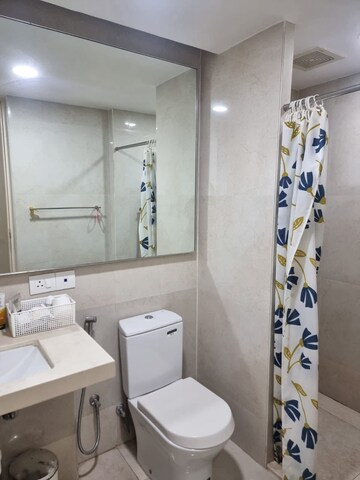 Bathroom in 3 BHK Apartment at Hiranandani Estate, Ghodbunder Road – for Rent