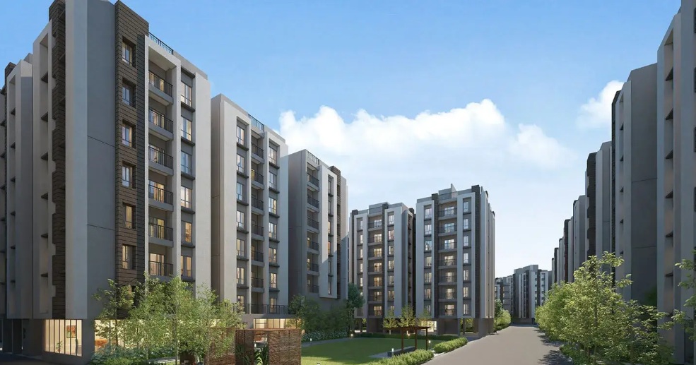 3 BHK + Extra Room 1305 Sq.Ft. Apartment in Srijan Eternia