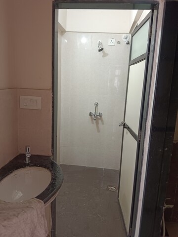 Bathroom in 1 BHK Apartment at Patrachawl Mhada, Goregaon West – for Rent