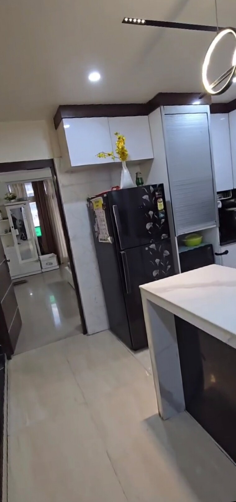 Kitchen, mahagun-mascot 4 Bedroom 2215 Sq.Ft. Apartment In Sain Vihar Ghaziabad 8664615
