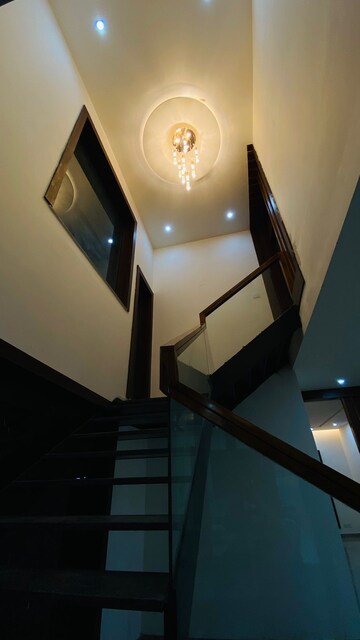 Staircase in 3 BHK Builder Floor at Aerocity – for Rent