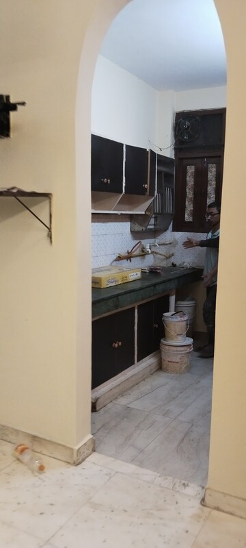 Kitchen in 2 BHK Builder Floor at Khirki Extension – for Rent