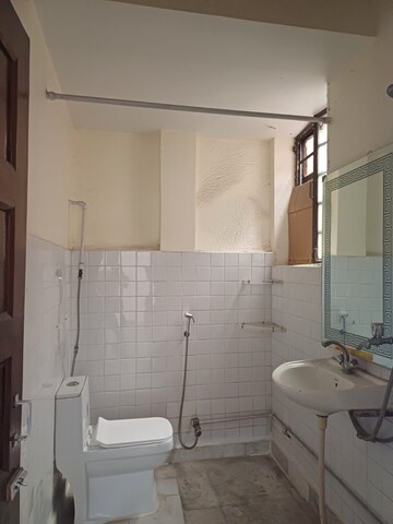 Bathroom in 3 BHK Builder Floor at Saket – for Rent