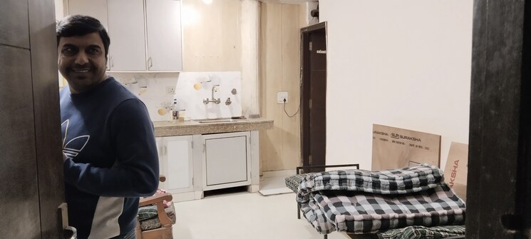 Kitchen, khirki extension 1 Bedroom 450 Sq.Ft. Builder Floor In Khirki Extension Delhi 8664972