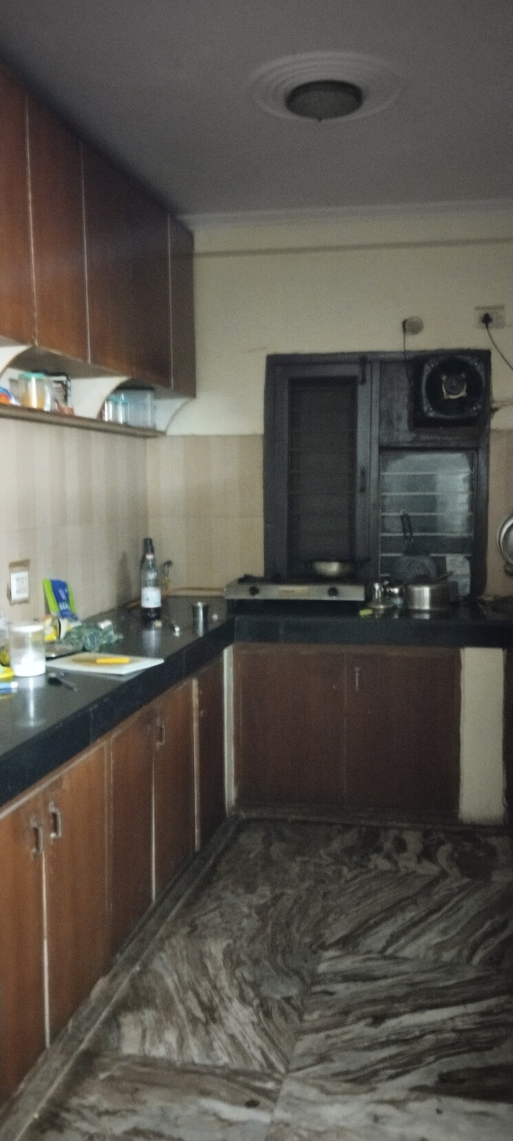 Kitchen, khirki extension 1 Bedroom 450 Sq.Ft. Builder Floor In Khirki Extension Delhi 8664972