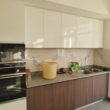 Kitchen in 4 BHK Apartment at DLF Alameda Independent Floors, Sector 73 – for Rent