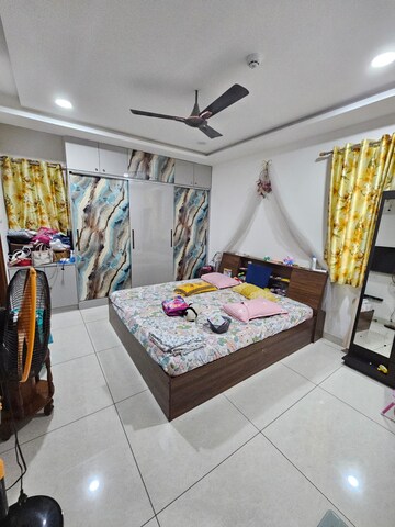 Bedroom in 3 BHK Apartment at Aparna Sarovar Zenith, Nallagandla – for Rent
