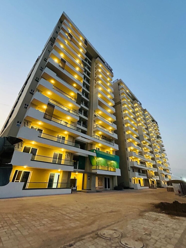 Exterior View, maya-green-lotus-utsav 4 Bedroom 3130 Sq.Ft. Apartment In International Airport Road Zirakpur 8665045