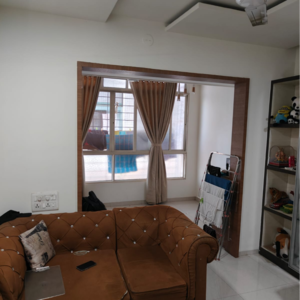 Living Room in 2 BHK Apartment at Vishal Srushti, Kharadi – for Sale