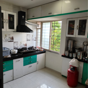 Kitchen in 2 BHK Apartment at Vishal Srushti, Kharadi – for Sale
