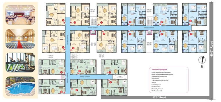 Exterior View, gajuwaka 3 Bedroom 1360 Sq.Ft. Apartment In Gajuwaka Vizag 8665184