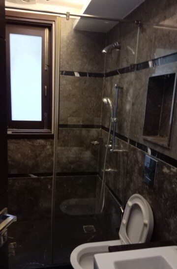 Bathroom in 4 BHK Builder Floor at RWA Hauz Khas Block C 5, Hauz Khas – for Rent