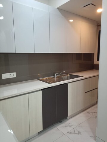 Kitchen in 2.5 BHK Builder Floor at Central Park Cerise Suites, Sohna Sector 33 – for Rent