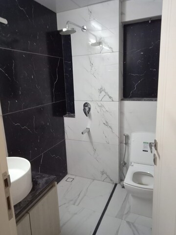 Bathroom in 2.5 BHK Builder Floor at Central Park Cerise Suites, Sohna Sector 33 – for Rent