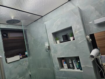 Bathroom in 2 BHK Apartment at Proviso Complex, Kharghar – for Rent