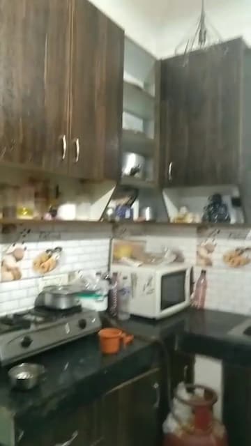 Kitchen in 1 BHK Builder Floor at Mehrauli – for Rent