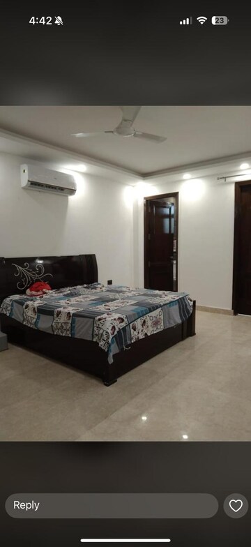 Bedroom in 1.5 BHK Builder Floor at Shivalik Colony – for Rent