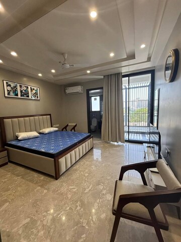 Living Room in 3 BHK Builder Floor at DLF Cyber Park, Sector 20 – for Rent