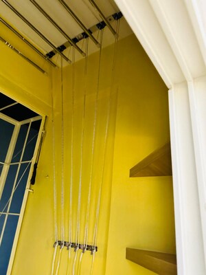 Staircase in 2 BHK Apartment at SLV Nice View, Electronic City Phase I – for Sale